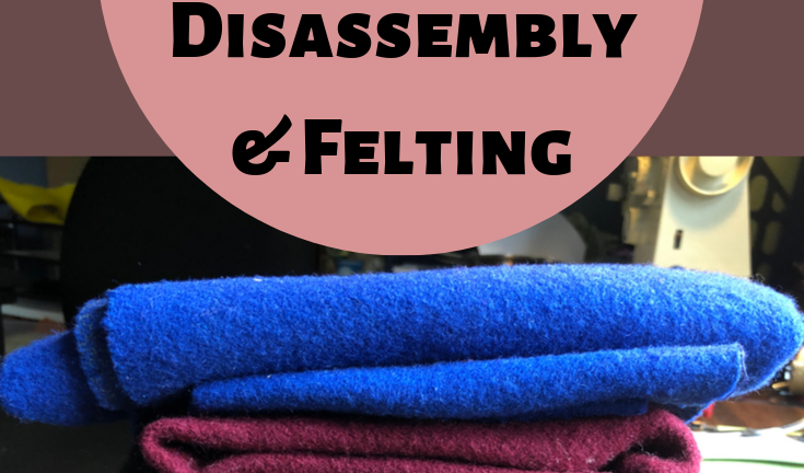 Rug Braiding Prep: Disassembly & Felting