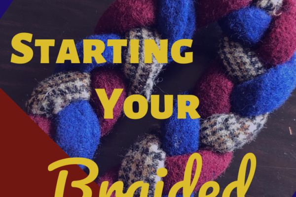 Starting Your Braided Wool Rug