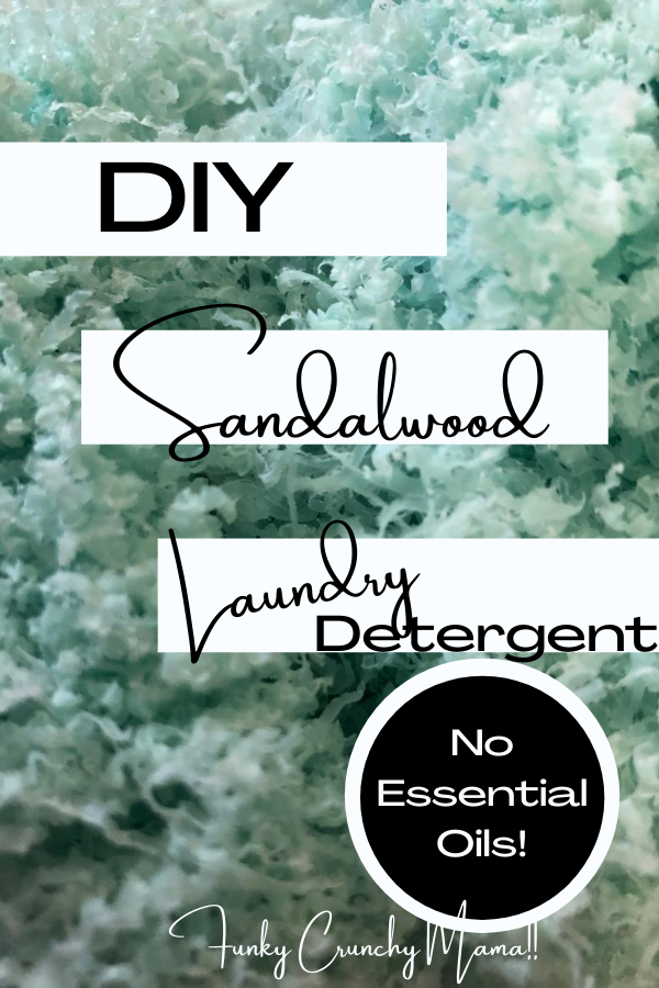 DIY Sandalwood Laundry Detergent 